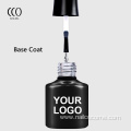 CCO factory OEM ODM Long lasting clear top coat base coat for nail beauty